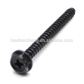 Chinese supplier high quality steel black zinc plated hex head screws